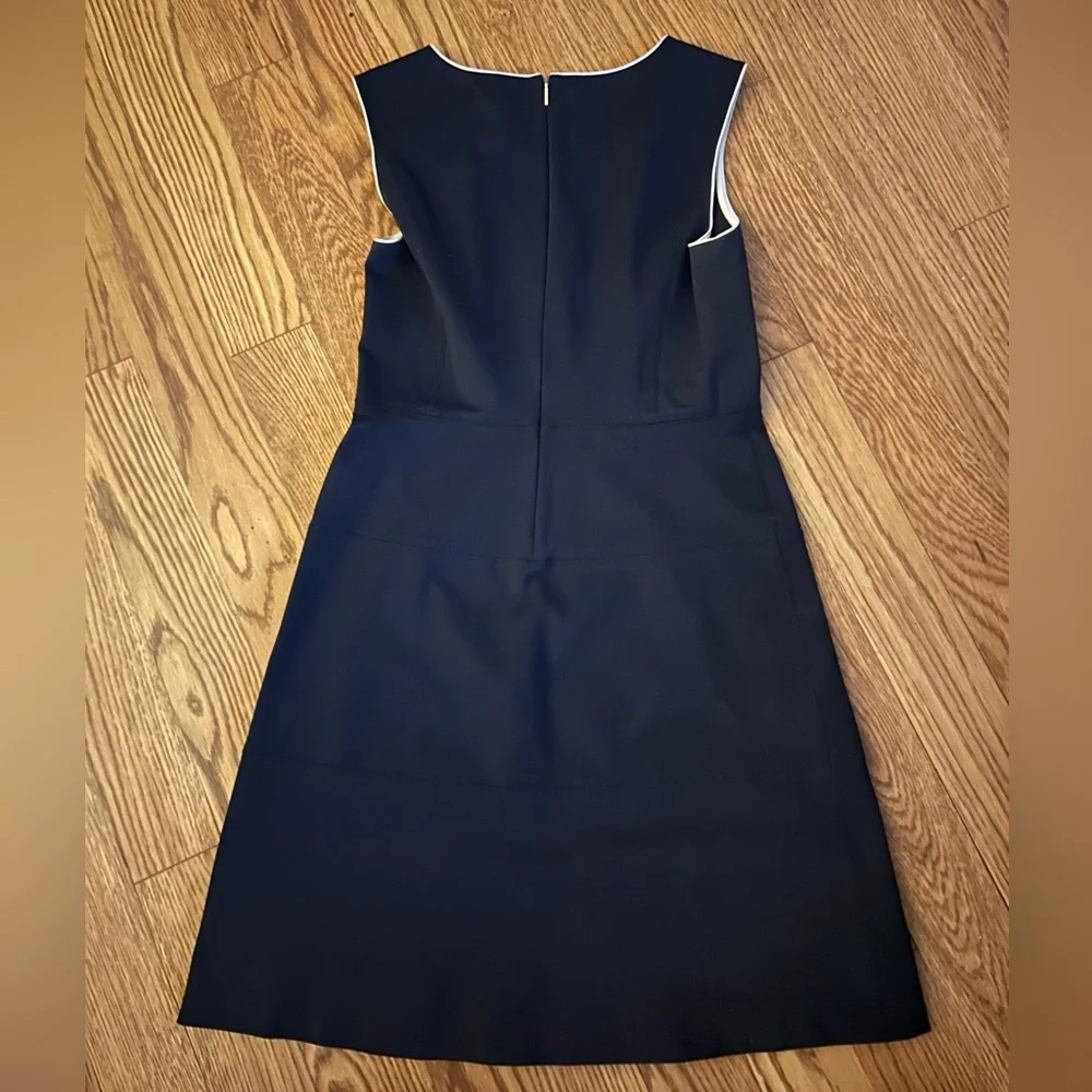 Tory Burch‎ Dress with Contrast Piping Work Board Room Preppy Academia